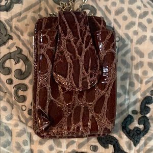 Crocodile Crossbody Wallet